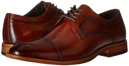 Stacy Adams Men's Dickinson Cap-Toe Oxford (Mens Casual Oxford Shoes)